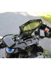 Woodcraft Technologies 1" Rise Clipon Adapter Plate w/ Standard Black Bars Yamaha FJ-09 | FZ-09 | XSR900 2014-2021                                     - 12-1409 - Image 4