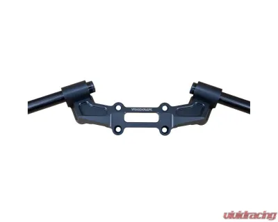 Woodcraft Technologies 1" Rise Clipon Adapter Plate w/ 1.5 Inch Risers Complete Yamaha MT-07 2021-2022 - 12-1417