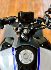 Woodcraft Technologies 1" Rise Clipon Adapter Plate w/ XL Black Bars Yamaha MT-09 | XSR900 2018-2023                                     - 12-1419 - Image 3