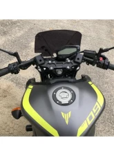 Woodcraft Technologies 1" Rise Clipon Adapter Plate w/ XL Black Bars Yamaha MT-09 | XSR900 2018-2023                                     - 12-1419 - Image 4