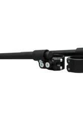 Woodcraft Technologies Black 35mm Front Adjustable Rise Motorcycle Clip-ons w/ 50mm Clamp & 7/8" Bars - Extra Long Yamaha YZF-R1 2002-2003                                     - 12-3650-BXLY1 - Image 2