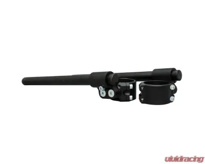 Woodcraft Technologies Black 35mm Front Adjustable Rise Motorcycle Clip-ons w/ 50mm Clamp & 7/8" Bars - Extra Long Yamaha YZF-R1 2002-2003 - 12-3650-BXLY1