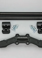 Woodcraft Technologies 1" Standard Rise Clipon Adapter Plate w/ XL Black Bars Ducati Scrambler 2015-2020                                     - 12-1615 - Image 2