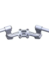 Woodcraft Technologies 1" Standard Rise Clipon Adapter Plate w/ XL Black Bars Ducati Scrambler 2015-2020                                     - 12-1615 - Image 3
