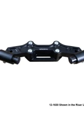 Woodcraft Technologies 1" Standard Rise Clipon Adapter Plate w/ Std. Black Bars Ducati Monster 1200 2014-2016                                     - 12-1630 - Image 4