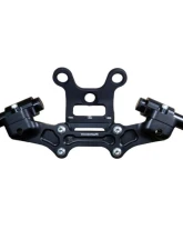 Woodcraft Technologies 1" Standard Rise Clipon Adapter Plate w/ Gauge Mount Ducati Monster 1200 2017-2021                                     - 12-1632 - Image 3