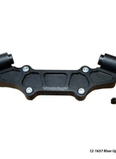 Woodcraft Technologies 1" Riser Adapter Plate w/ Standard Black Bars Ducati Monster 937 2021-2022                                     - 12-1637 - Image 2