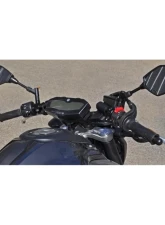 Woodcraft Technologies 1" Rise Clipon Adapter Plate w/ Standard Black Bars Yamaha FZ-07 | MT-07 2015-2020                                     - 12-1407 - Image 6