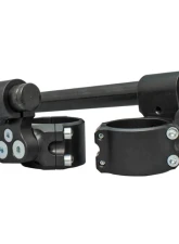 Woodcraft Technologies Silver 1.5" Clip-on Riser Assembly w/ 35mm Clamp & Standard 7/8" Bars - XL                                     - 12-2535-SXL - Image 2