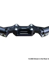 Woodcraft Technologies 1.5" Standard Rise Clipon Adapter Plate w/ Std. Black Bars Ducati Monster 1200 2014-2016                                     - 12-2630 - Image 3