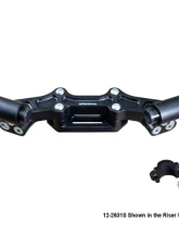 Woodcraft Technologies 1.5" Standard Rise Clipon Adapter Plate w/ Std. Black Bars & Res. Spacer Ducati Monster 821 2014-2017                                     - 12-2631S - Image 2