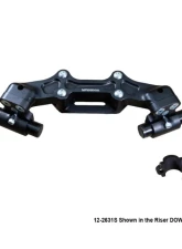 Woodcraft Technologies 1.5" Standard Rise Clipon Adapter Plate w/ Std. Black Bars & Res. Spacer Ducati Monster 821 2014-2017                                     - 12-2631S - Image 3