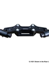 Woodcraft Technologies 1" Standard Rise Clipon Adapter Plate w/ XL Black Bars Ducati Monster 821 2014-2017                                     - 12-1631 - Image 4