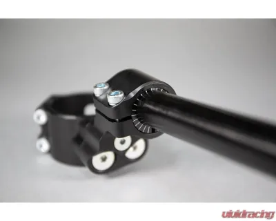 Woodcraft Technologies 35mm Rise Side Mount Adjustable Angle Clipon Risers w/ 33mm Clamp & 7/8" Bars - Regular - 12-2733-78B