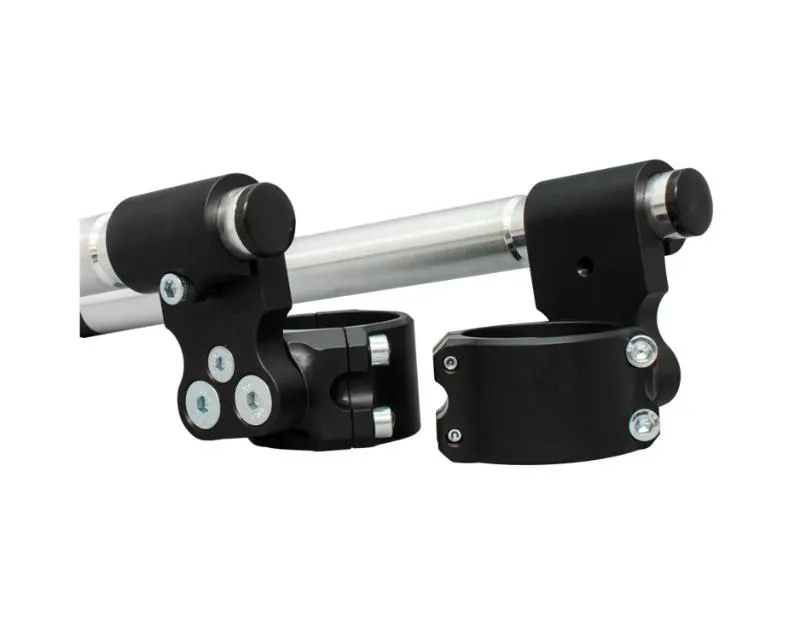 Woodcraft Technologies Silver 2.5" Clip-on Risers w/ 48mm Clamp & Special 1" Bars - 12-4548-1S