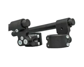 Woodcraft Technologies Black 35mm Front Adjustable Rise Motorcycle Clip-ons w/ 50mm Clamp & 7/8