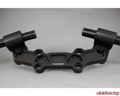 Woodcraft Technologies Front Mount 35mm Eccentric Adjustable Adapter Plate Assembly Yamaha FJ-09 | FZ-09 | XSR900 2014-2022 - 12-36409