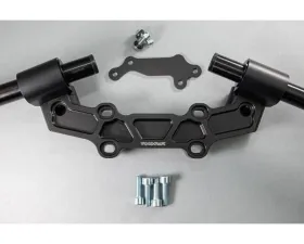 Woodcraft Technologies Front Mount 35mm Eccentric Adjustable Adapter Plate Assembly Yamaha FJ-09 | FZ-09 | XSR900 2014-2022