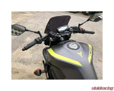 Woodcraft Technologies Front Mount 35mm Eccentric Adjustable Adapter Plate Assembly Yamaha MT-09 2018-2020 - 12-36419
