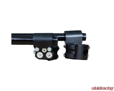 Woodcraft Technologies Black 35mm Front Mount Adjustable Motorcycle Clip-ons w/ 50mm Clamp - Standard Honda CBR1000RR 2008-2023 - 12-3650-78BH1