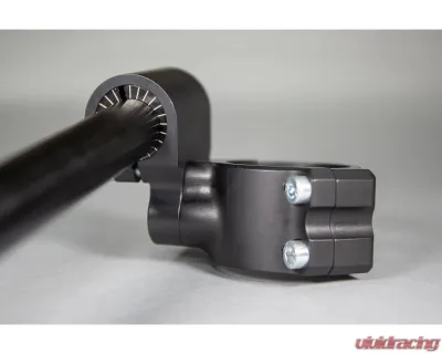 Woodcraft Technologies Black 35mm Front Mount Adjustable Motorcycle Clip-ons w/ 50mm Clamp - Standard Honda CBR1000RR 2008-2023 - 12-3650-78BH1
