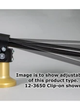 Woodcraft Technologies Black 35mm Front Mount Adjustable Motorcycle Clip-ons w/ 50mm Clamp - Standard Honda CBR1000RR 2008-2023                                     - 12-3650-78BH1 - Image 5