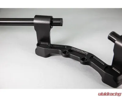 Woodcraft Technologies 35mm Front Adjustable Rise Clipon Adapter Plate w/ XL Black Bars Ducati Scrambler 2015-2020 - 12-36615