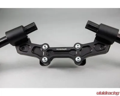 Woodcraft Technologies Front Mount 35mm Eccentric Adjustable Adapter Plate Assembly Ducati Monster 821 2014-2017 - 12-36631
