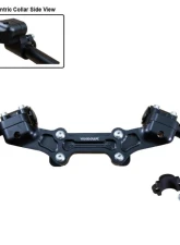 Woodcraft Technologies 35mm Front Adjustable Rise Clipon Adapter Plate w/ Std. Black Bars & Res. Spacer Ducati Monster 821 2014-2017                                     - 12-36631S - Image 4