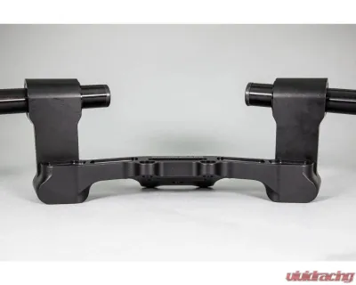 Woodcraft Technologies 75mm Front Adjustable Riser Clipon Adapter Plate w/ XL Black Bars Ducati Monster 1100 | 696 | 697 | 796 2009-2014 - 12-76660