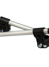 Woodcraft Technologies Black 2.5" Clip-on Riser Assembly w/ 37mm Clamp & Standard 7/8" Bars - Regular Kawasaki Ninja 250 | 300 2008-2017                                     - 12-4537K3-78B - Image 3