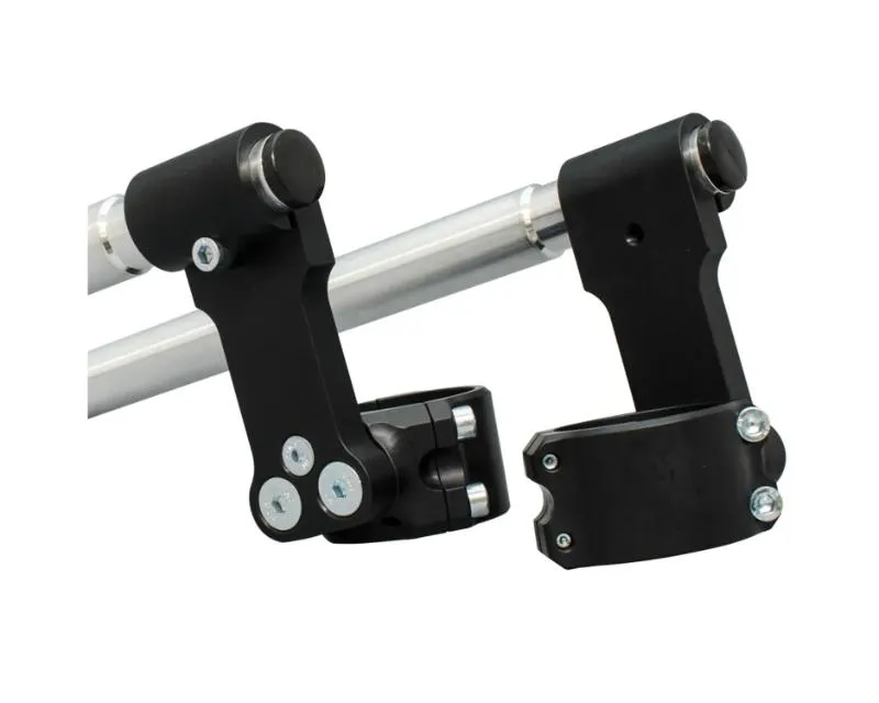 Woodcraft Technologies Silver 3" Clip-on Riser Assembly w/ 48mm Clamp & 1" Bars - 12-5548-1S