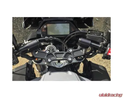 Woodcraft Technologies Front Mount 75mm Eccentric Adjustable Adapter Plate Assembly Yamaha FZ-10 | MT-10 2017-2020 - 12-76416