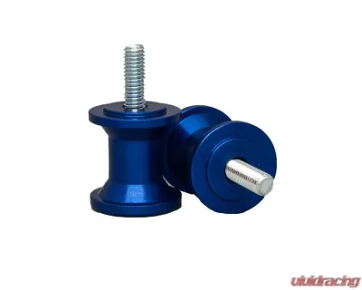 Woodcraft Technologies Anodized Finish Blue 6mm Swingarm Spools Aprilia | Ducati | Triumph | Yamaha 1998-2022 - 27-0600C