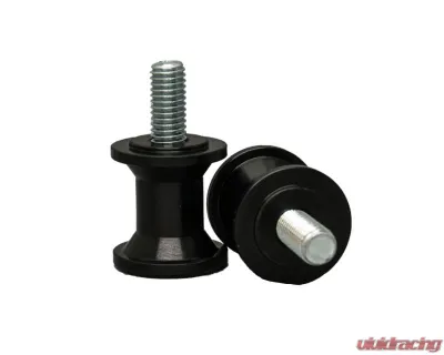 Woodcraft Technologies Black 8mm Swingarm Spools Honda | Kawasaki | Suzuki | Triumph 1998-2022 - 27-0800B