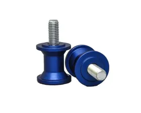Woodcraft Technologies Blue 8mm Swingarm Spools Honda | Kawasaki | Suzuki | Triumph 1998-2022