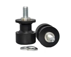 Woodcraft Technologies 10mm Swingarm Plastic Spool Sliders - 2 Step Kawasaki 1998-2017