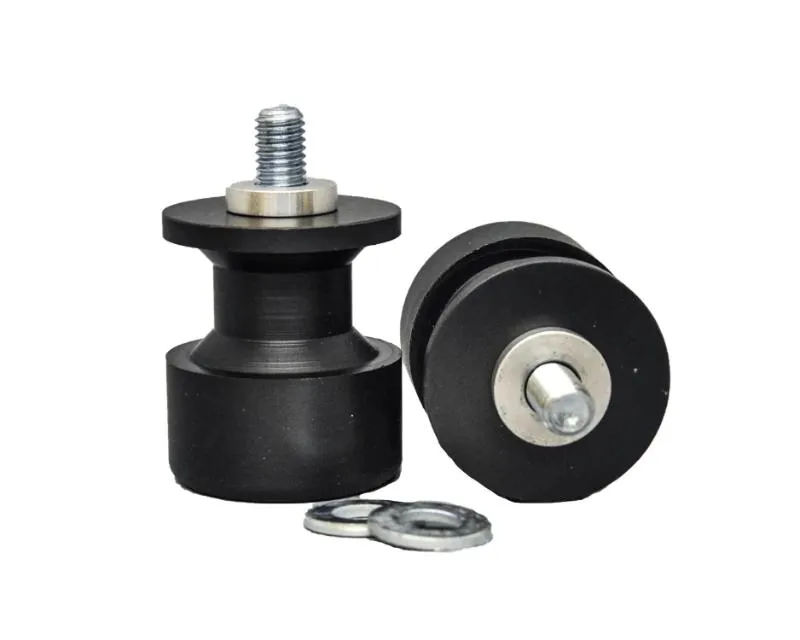 Woodcraft Technologies 8mm Swingarm Plastic Spool Sliders - 2 Step BMW | Honda | Kawasaki 2009-2024 - 27-3801