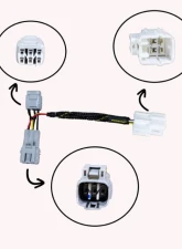 Woodcraft Technologies Keyswitch Elimination Harness Kawasaki ZX636R 2019-2023                                     - 43-0109 - Image 2
