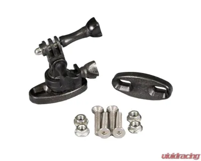 Woodcraft Technologies 28-42mm Spacing Camera Mount w/ Mirror Block Off Aprilia | BMW | Honda | Kawasaki | Triumph | Yamaha 1998-2022 - 47-CMN