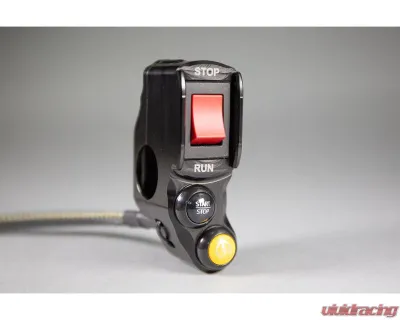 Woodcraft Technologies RHS Race Handlebar Switch w/ Key Elimination & Lap Button Kawasaki Ninja ZX-10R | ZX-6R 2004-2012 - 49-0102RK2