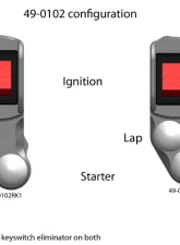 Woodcraft Technologies RHS Race Handlebar Switch w/ Key Elimination & Lap Button Kawasaki Ninja ZX-10R | ZX-6R 2004-2012                                     - 49-0102RK2 - Image 3