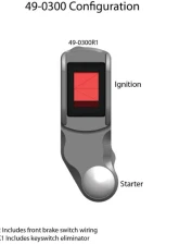 Woodcraft Technologies RHS Race Handlebar Switch w/ Brake Wiring Honda CBR600RR | ABS 2007-2024                                     - 49-0300R2 - Image 3