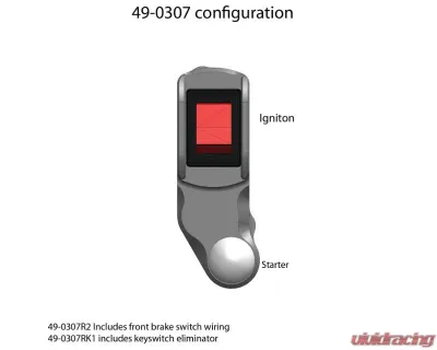 Woodcraft Technologies RHS Race Handlebar Switch Honda CBR300R | ABS 2015-2022 - 49-0307R1