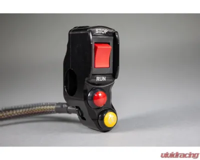 Woodcraft Technologies RHS Race Handlebar Switch w/ Key Elimination & Run/Stop Button Yamaha YZF-R1 | YZF-R6 |  YZF-R6S 2002-2016 - 49-0400RK2
