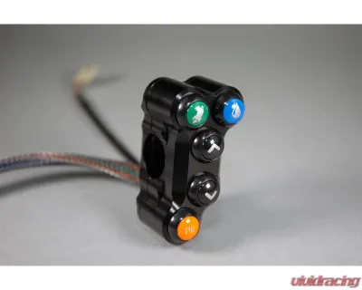 Woodcraft Technologies LHS Race Handlebar Switch - Flash Tune ECU Yamaha YZF-R6 2017-2020 - 49-0405LF2