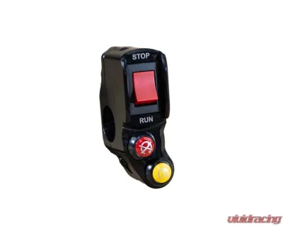 Woodcraft Technologies RHS Race Handlebar Switch w/ Key Elimination & Brake Wiring Yamaha MT-07 2021-2023 - 49-0418RK2