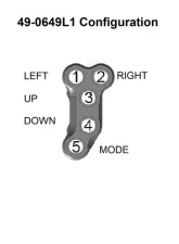 Woodcraft Technologies LH Race Handlebar Switch Ducati V2 2020-2024                                     - 49-0649L1 - Image 3