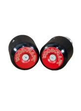 Woodcraft Technologies Frame Slider Base Kit w/ Red Cerakote Pucks Kawasaki Ninja ZX-636R | ZX-6RR 2003-2004                                     - 50-0140-R - Image 2