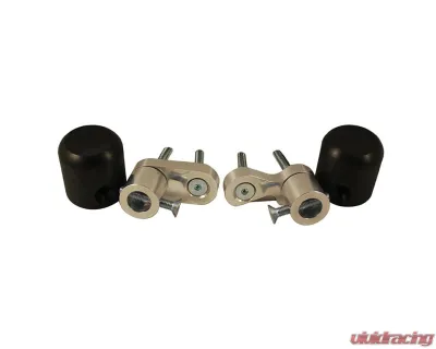 Woodcraft Technologies Frame Slider Base Kit w/ Blue Cerakote Pucks Kawasaki Ninja 650 2012-2016 - 50-0132-C